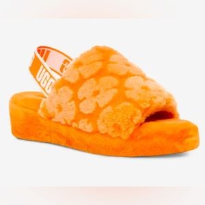 UGG Fluff Yeah Slide Poppy Slipper🧡 SOLDOUT!